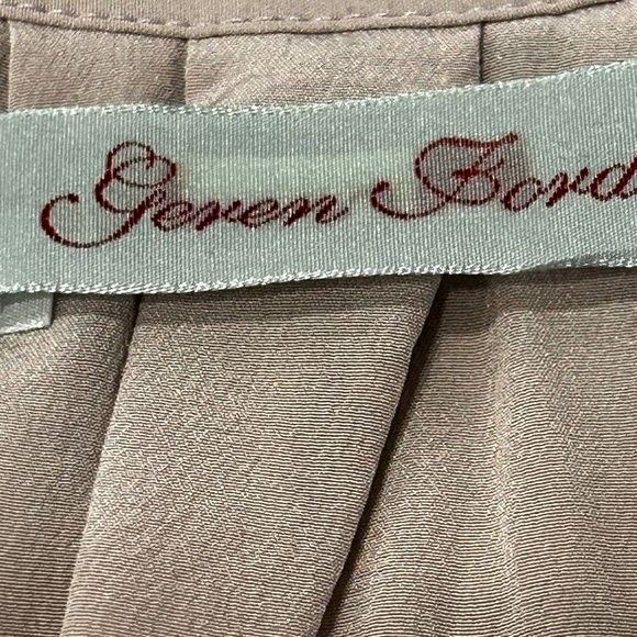 Geren Ford Pale Lavender Sleeveless Silk Ruffle Blouse‎ Small - Picture 9 of 17